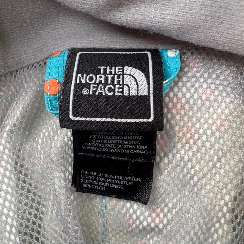 The North Face Ski Jacket Girl Size XL (18) Blue Activewear Snowing Rain Hoodie
